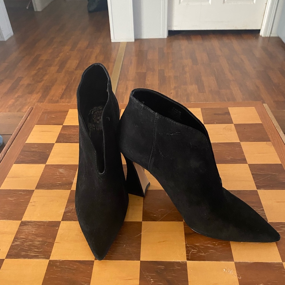 Vince Camuto Black Suede Heels